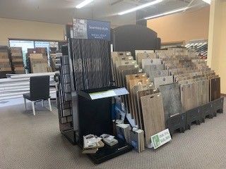 A store filled with lots of different types of flooring.