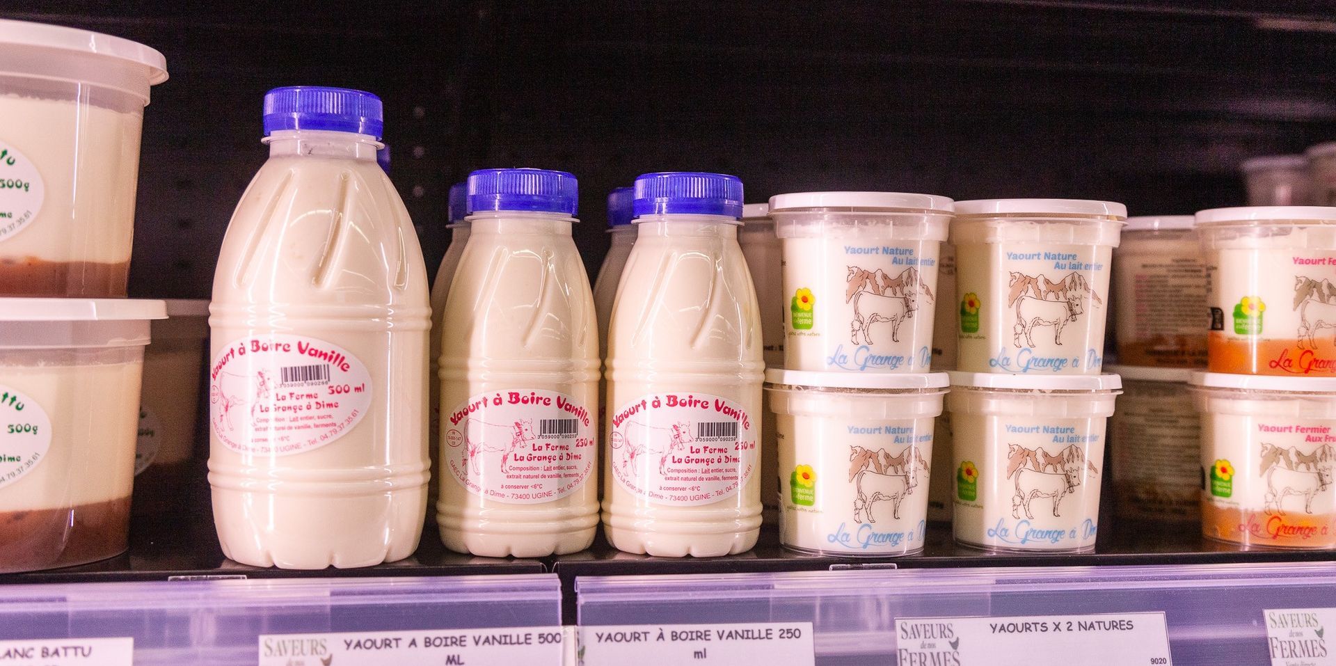 Galerie image 1, Saveurs de nos fermes, magasin de produits laitiers à Albertville