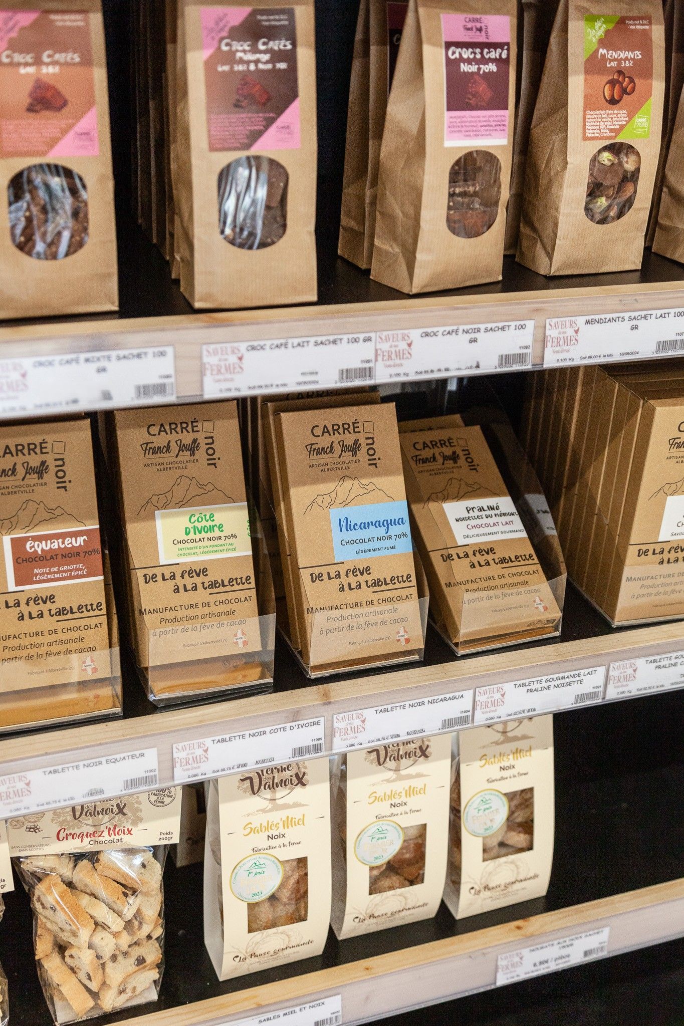 Galerie image 2, Saveurs de nos fermes, magasin de chocolats et cafés à Albertville