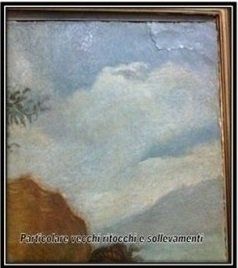 Achille e la Madre (particolare vecchi ritocchi e sollevamenti)