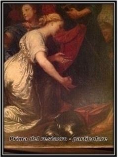 Quadro di Van Thys - Sec. XVII (prima del restauro - particolare)