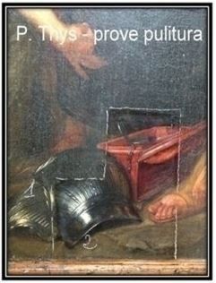 Restauro di opera di P. Van Thys - Sec. XVII (prove di pulitura)