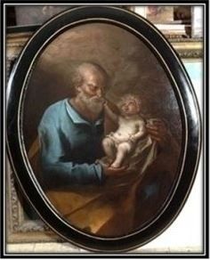 Dipinto su tela dopo il restauro