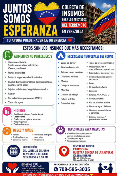 Venezuela Supply Drive