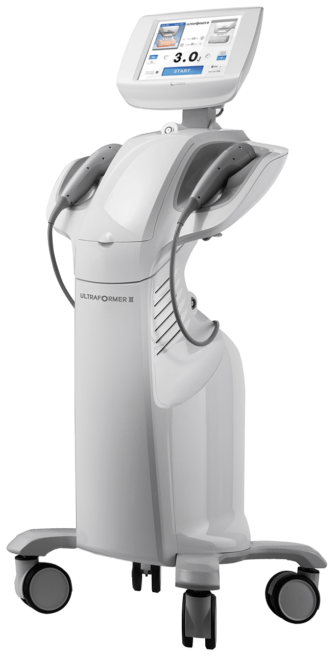 Uma máquina branca com rodas e uma tela em cima.