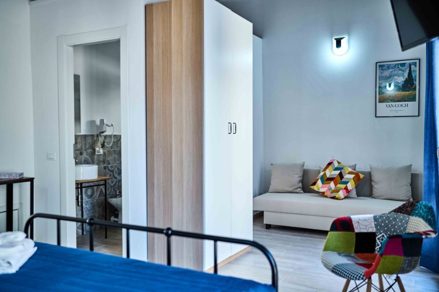 camera matrimoniale esclusiva con salotto e bagno privato