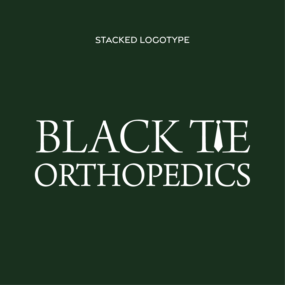 White stacked logotype reading 