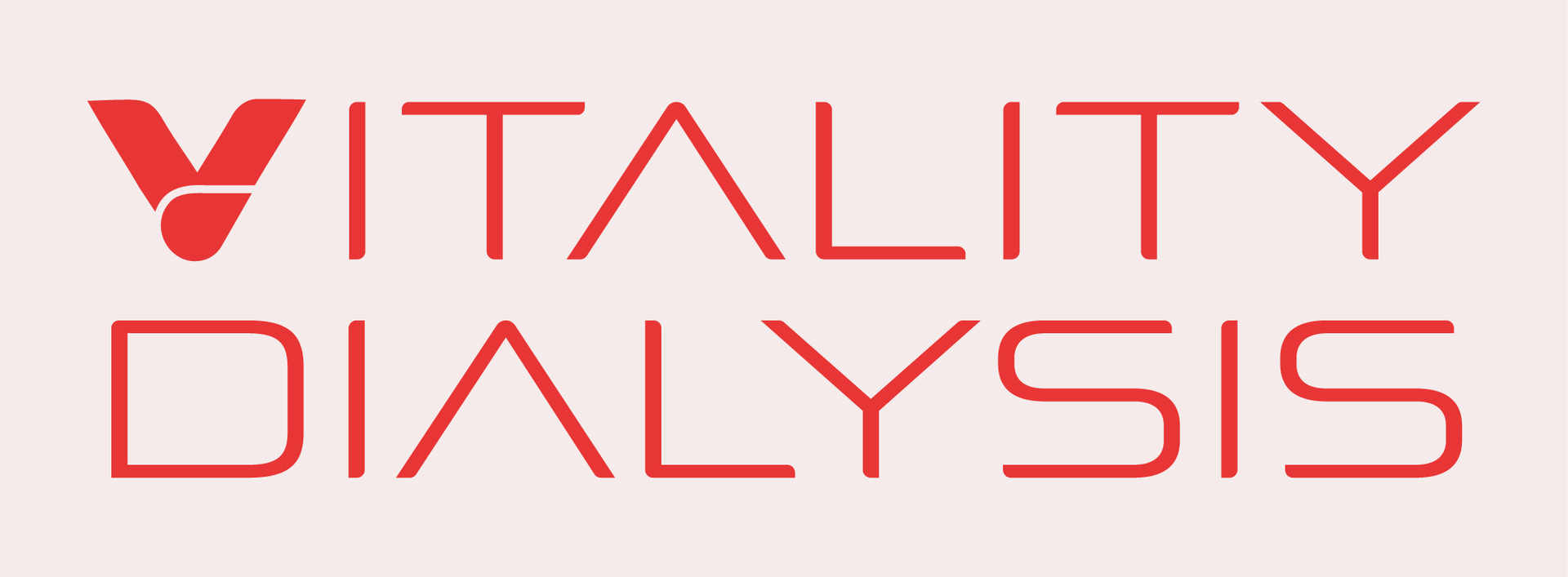 The red logo for Vitality Dialysis, featuring a stylized 
