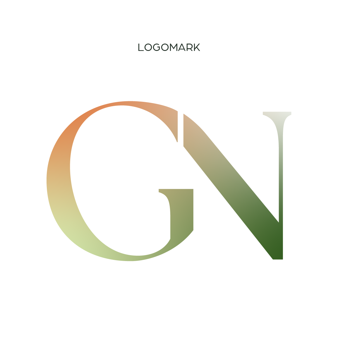 A logo featuring the letters 