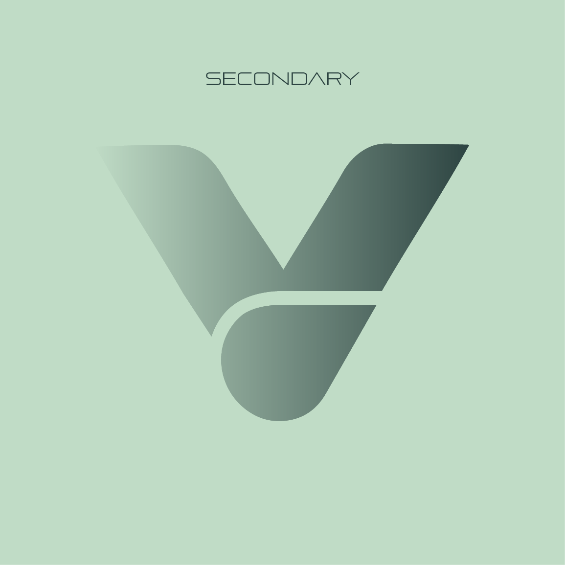 A mint green background features the word 