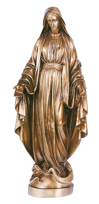 statua in bronzo della Madonna
