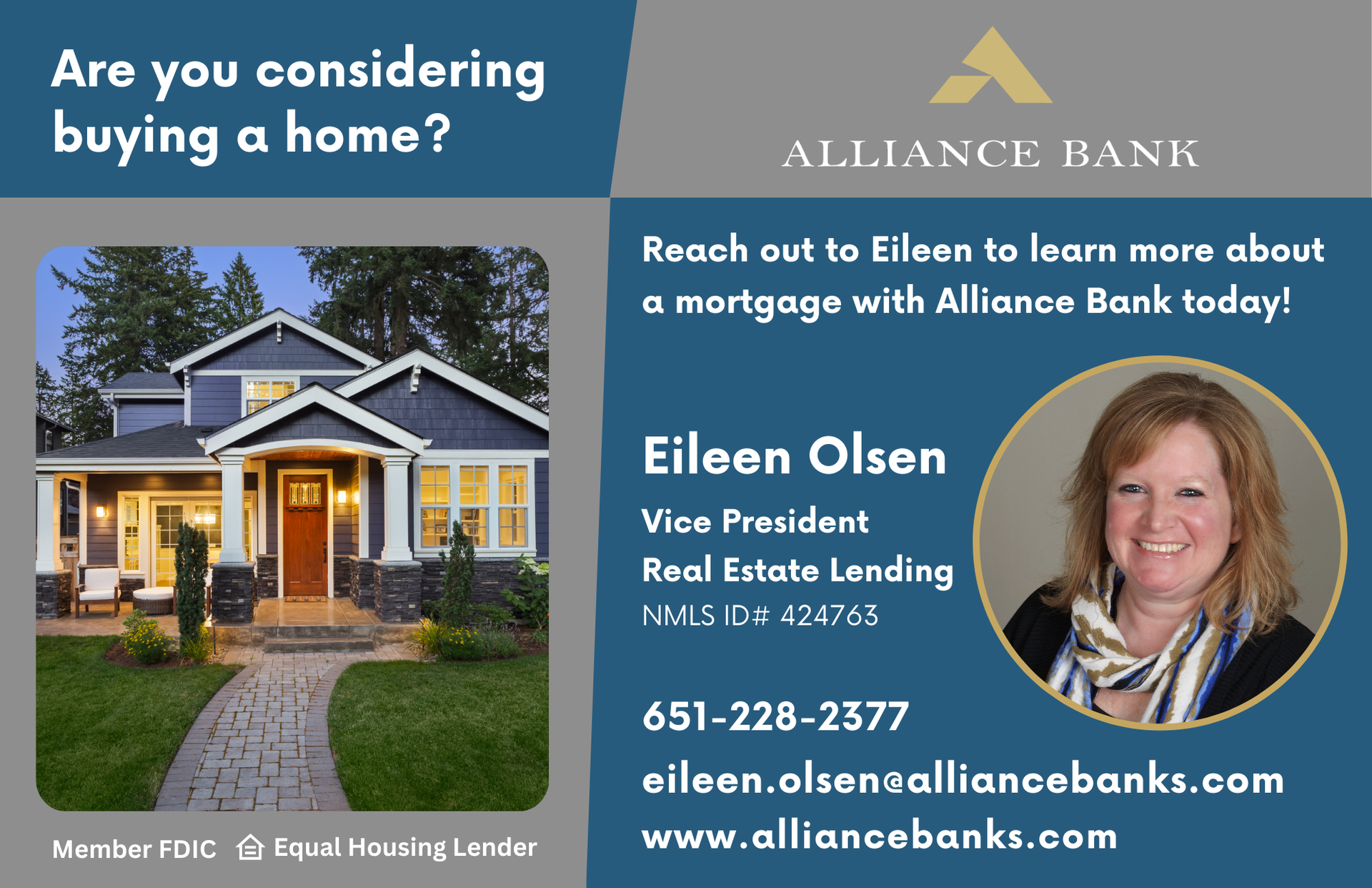 Alliance Bank Eileen Olsen
