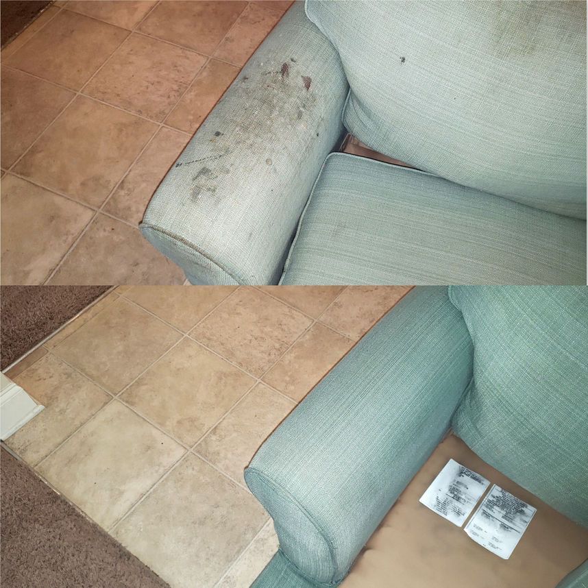 Tropical Breeze Carpet Cleaning upholstery