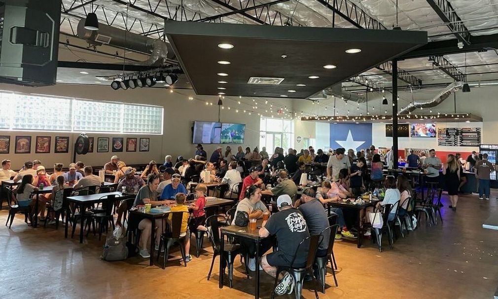 Fun in the taproom.