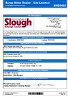 Slough Council Certificate