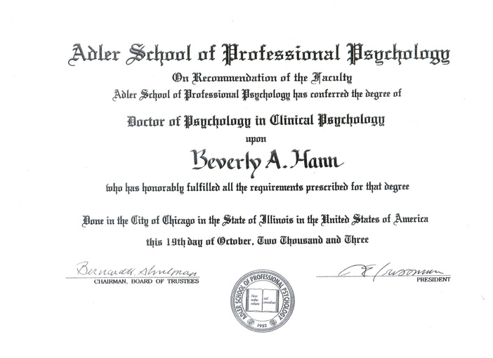 Certification