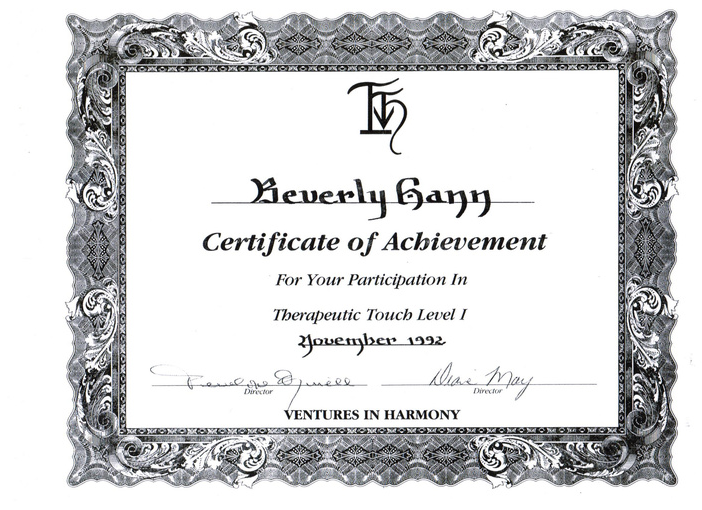 Certification