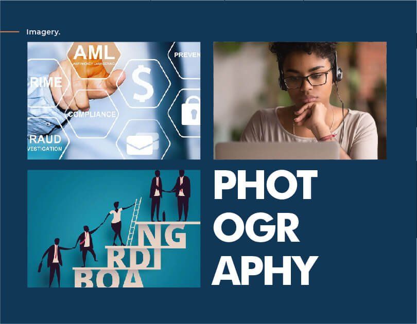 Person pointing at AML, woman wearing headphones, people climbing stairs,