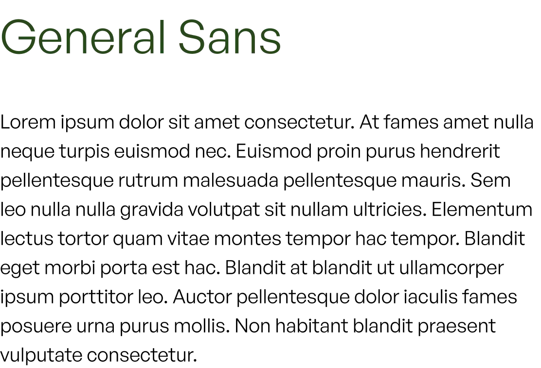 Text sample in the 