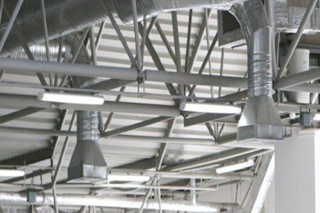 ductwork for a commercial building