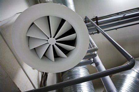 exhaust fan for AC ventilation