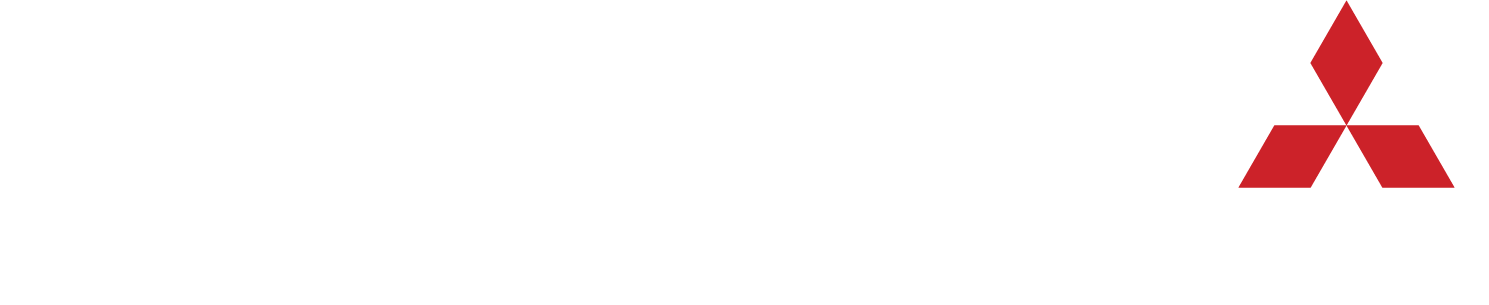 Logotipo da Mitsubishi: Três diamantes vermelhos dispostos em formato triangular.