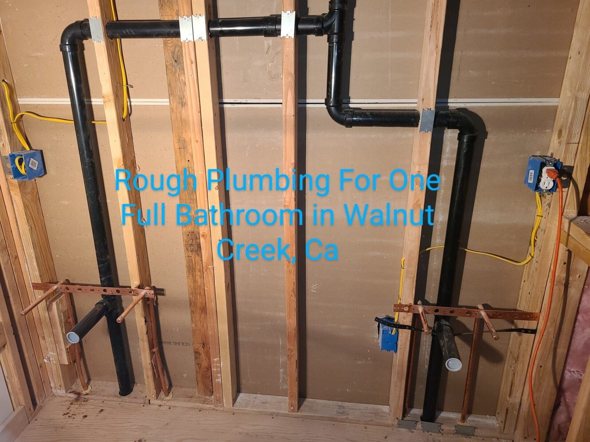plumbing doe full bathroom