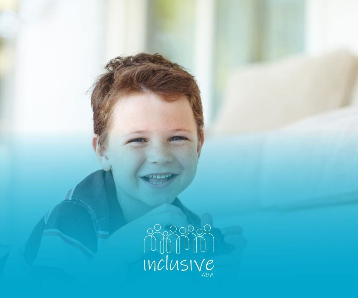 Smiling child practicing focus and coordination ABA therapy.