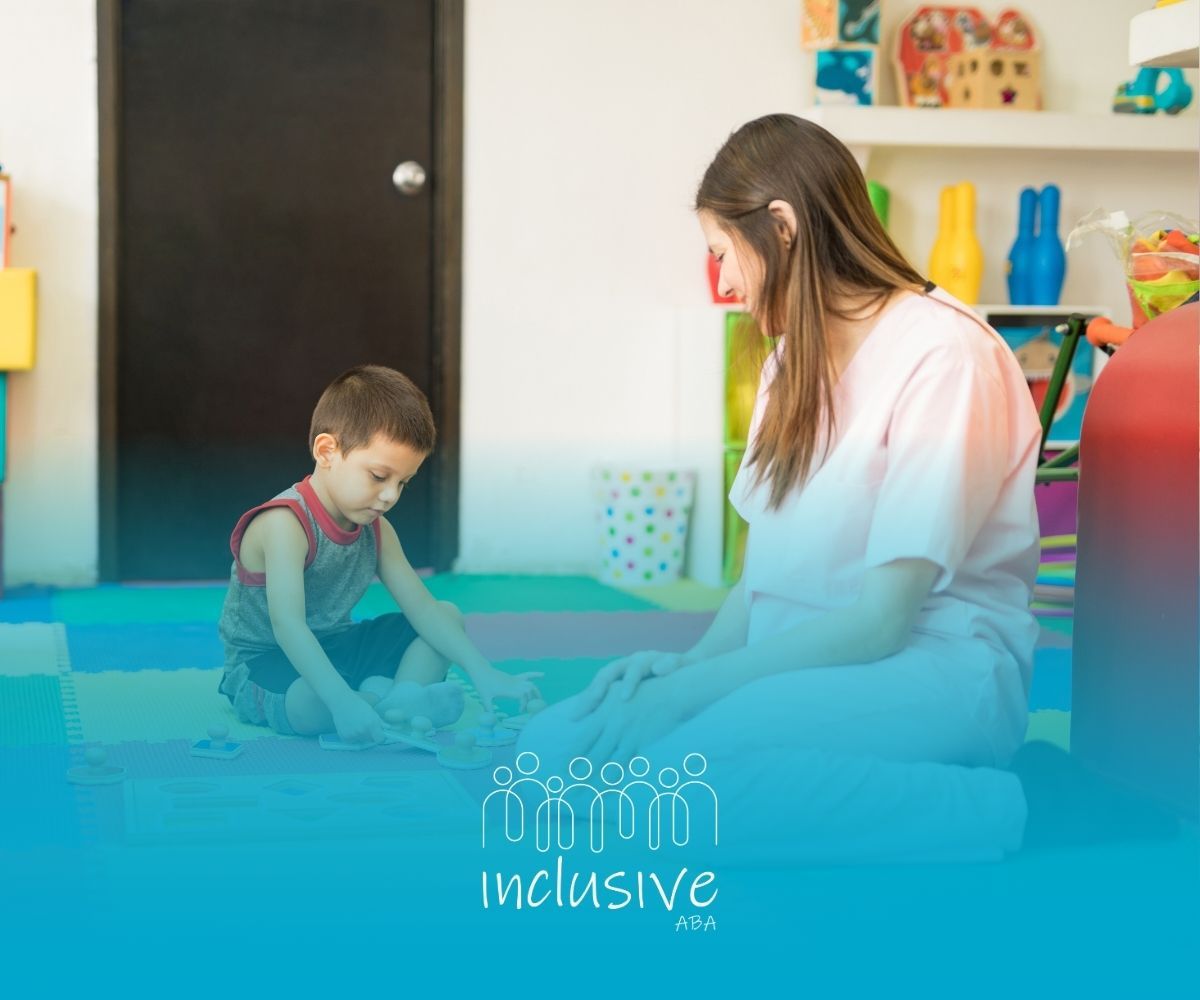 A woman is sitting on the floor playing with a child.