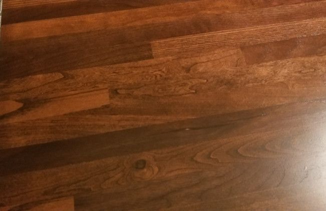A close up of a wooden floor with a lot of grain