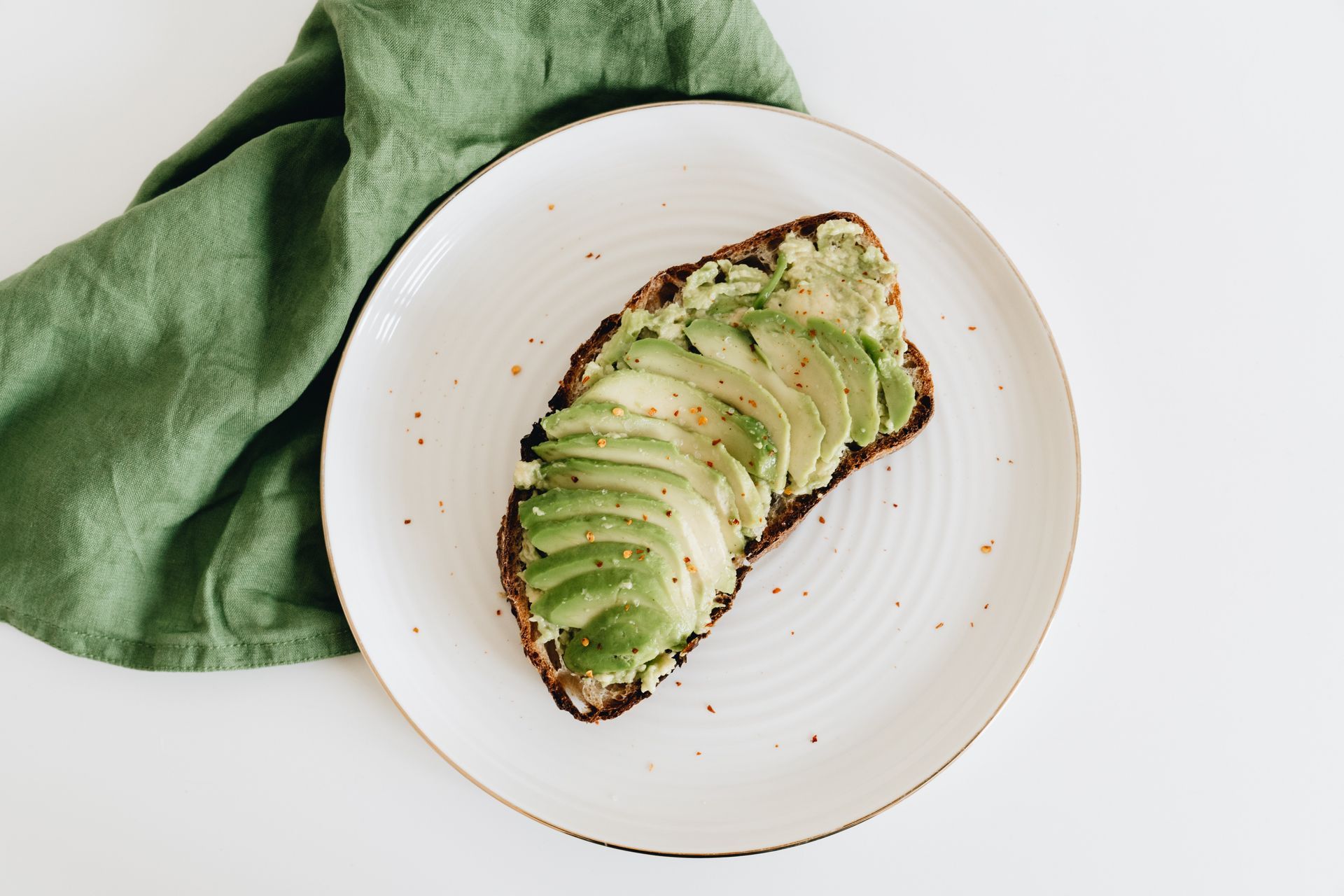 Avocado on toast is a great high energy meal