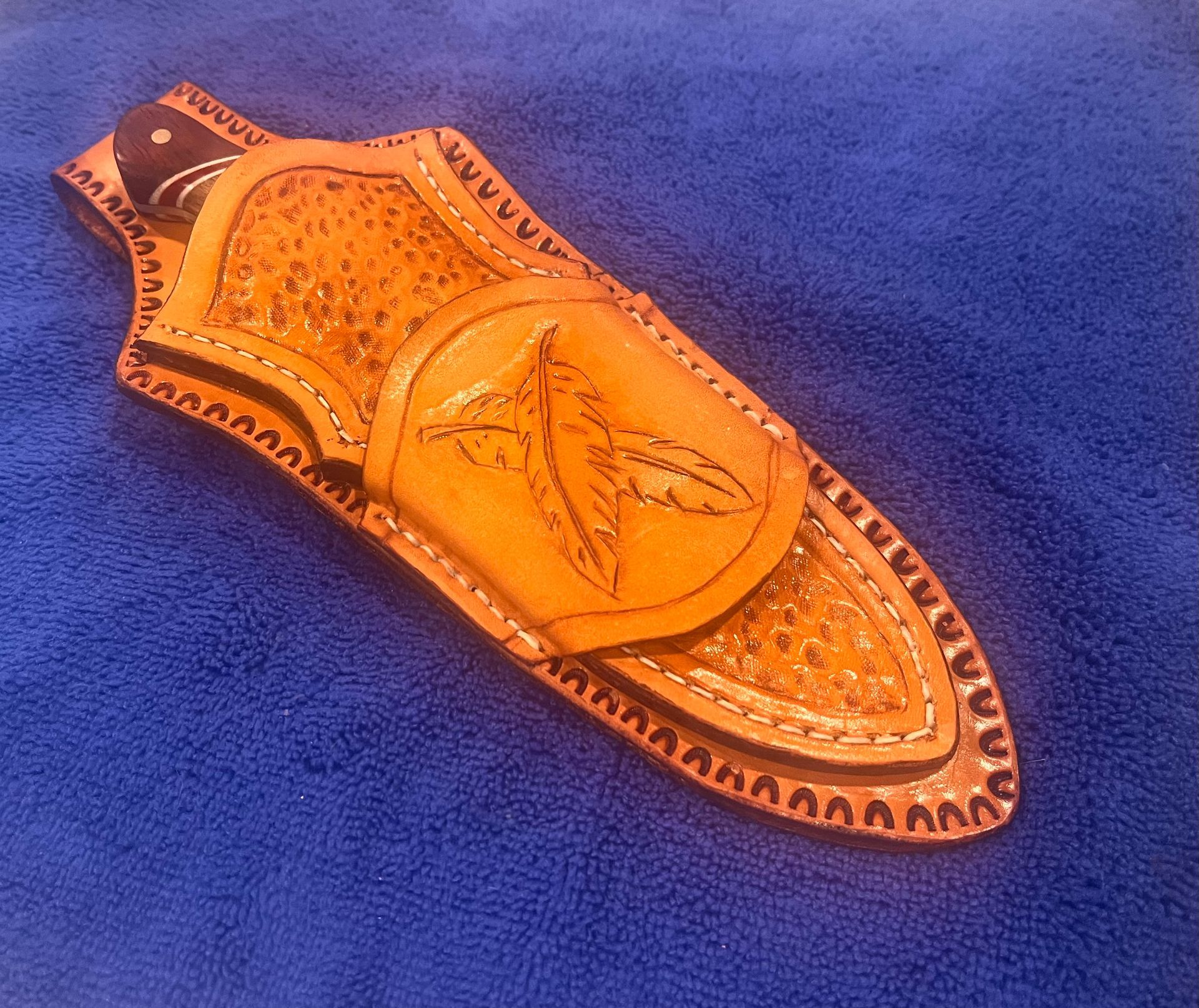 customized hand created knife sheath