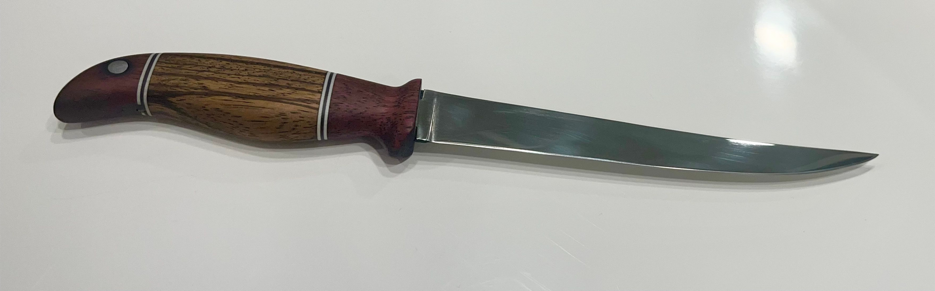 Custom hand made, hand forged fillet knife MADE IN USA