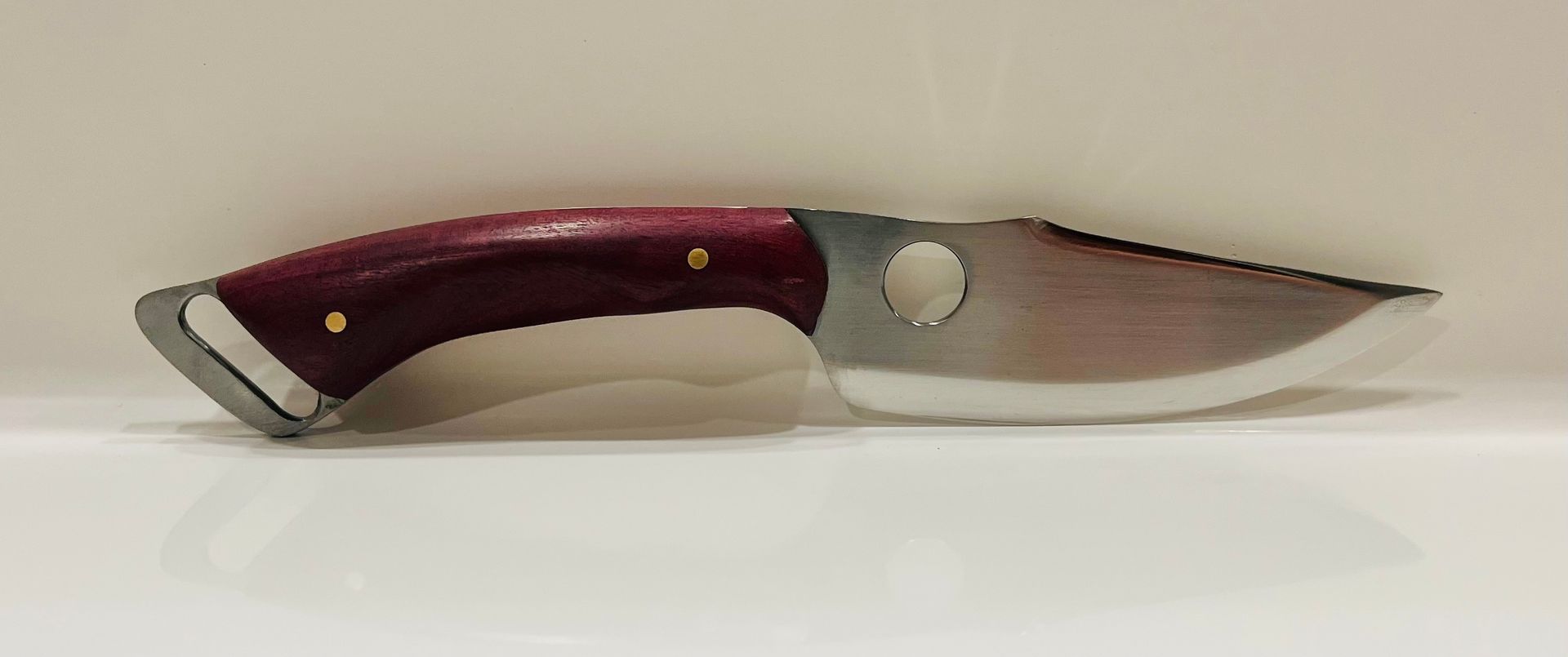 custom hand crafted, hand forged every-day-carry knife blade