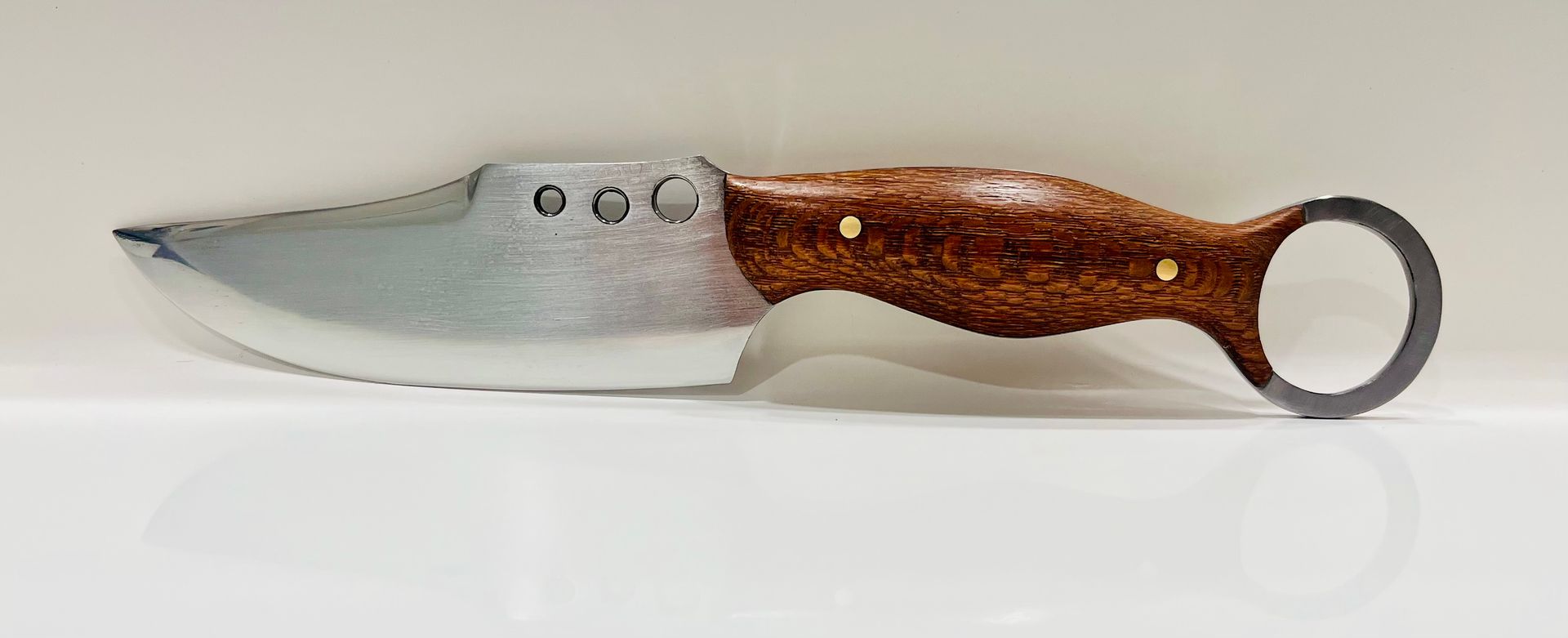 CUSTOM PINK PARACORD HIGH CARBON STEEL HUNTING BLADE