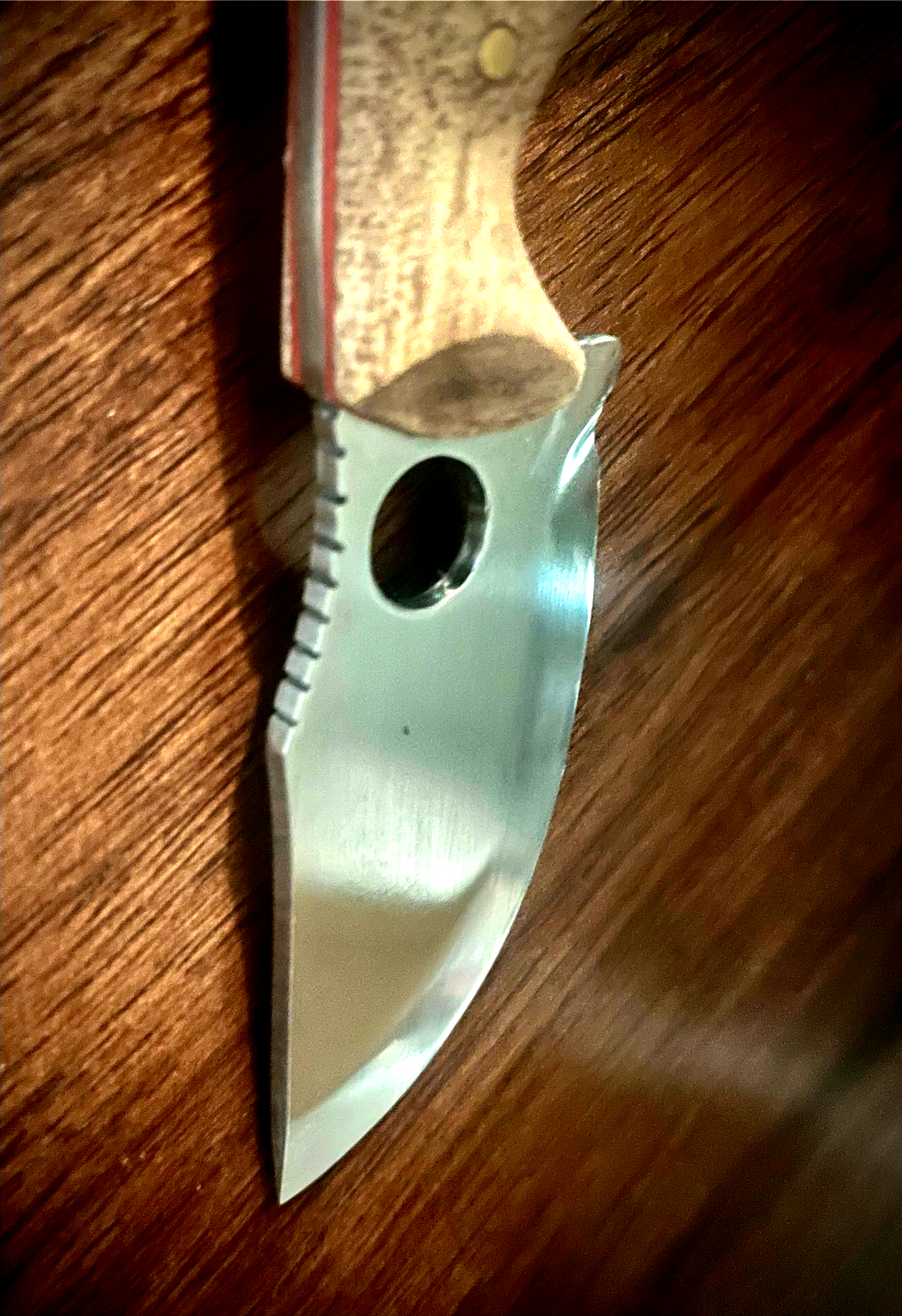 custom hand crafted, hand forged every-day-carry knife blade