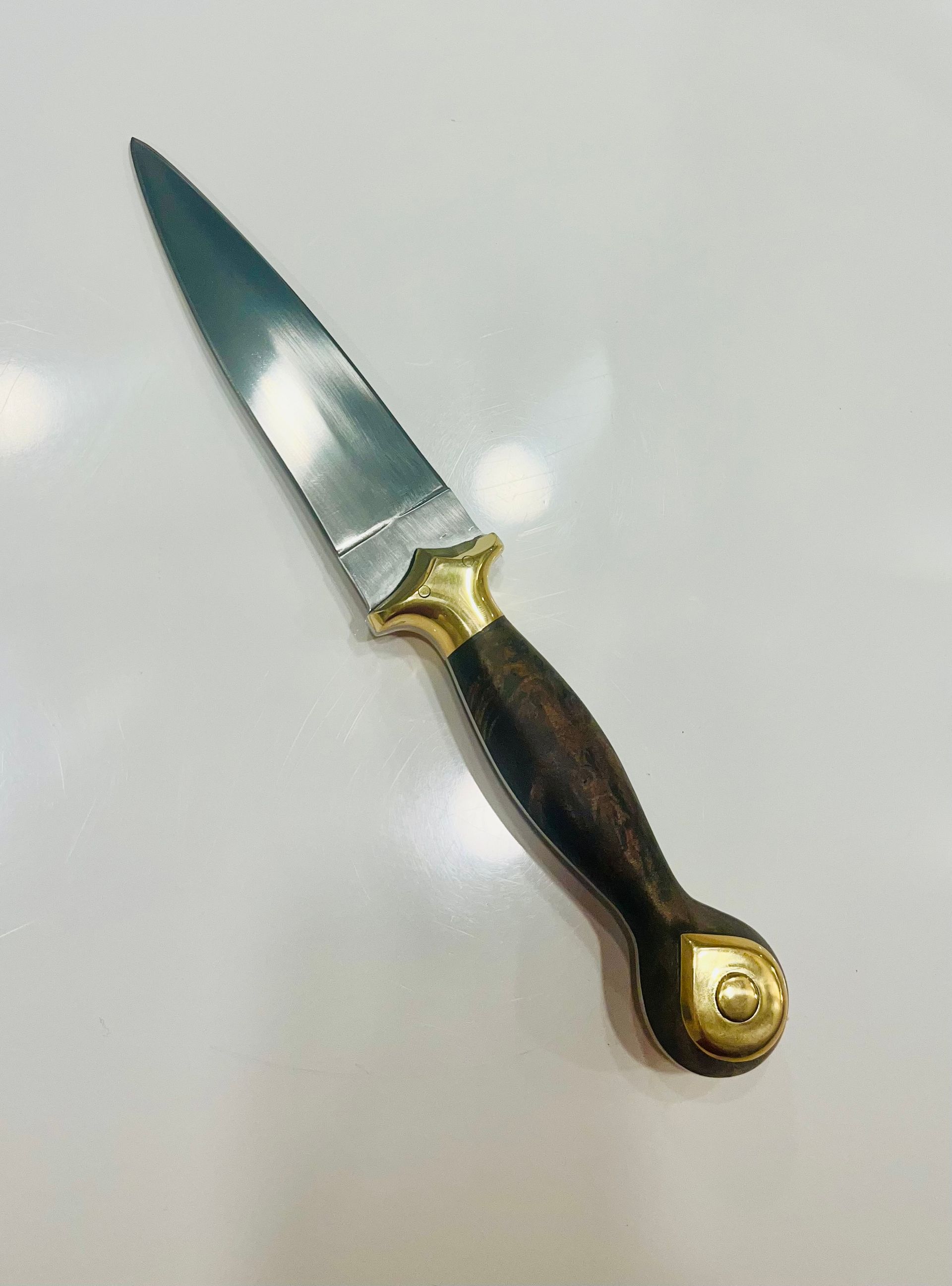 CUSTOM MADE HIGH CARBON STEEL DAGGER DOUBLE BLADE