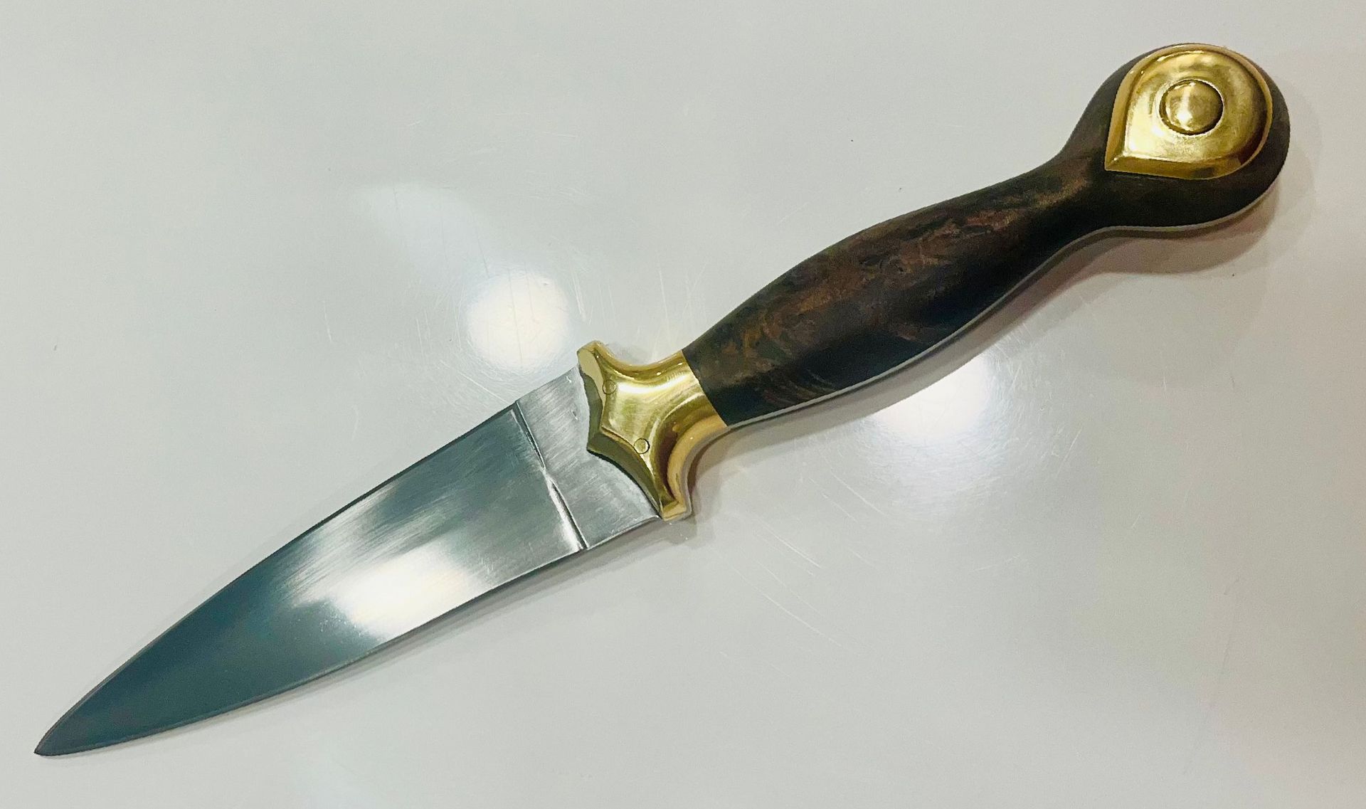 HAND MADE CUSTOM DAGGER HIGH CARBON STEEL MADE IN USA