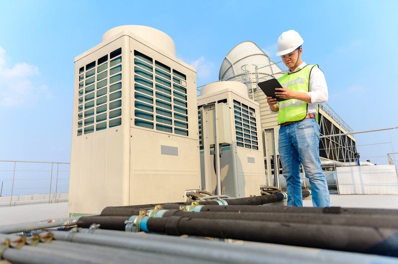 HVAC On Building Roof — Cairo, GA — Parker’s Heating & Cooling, Inc.