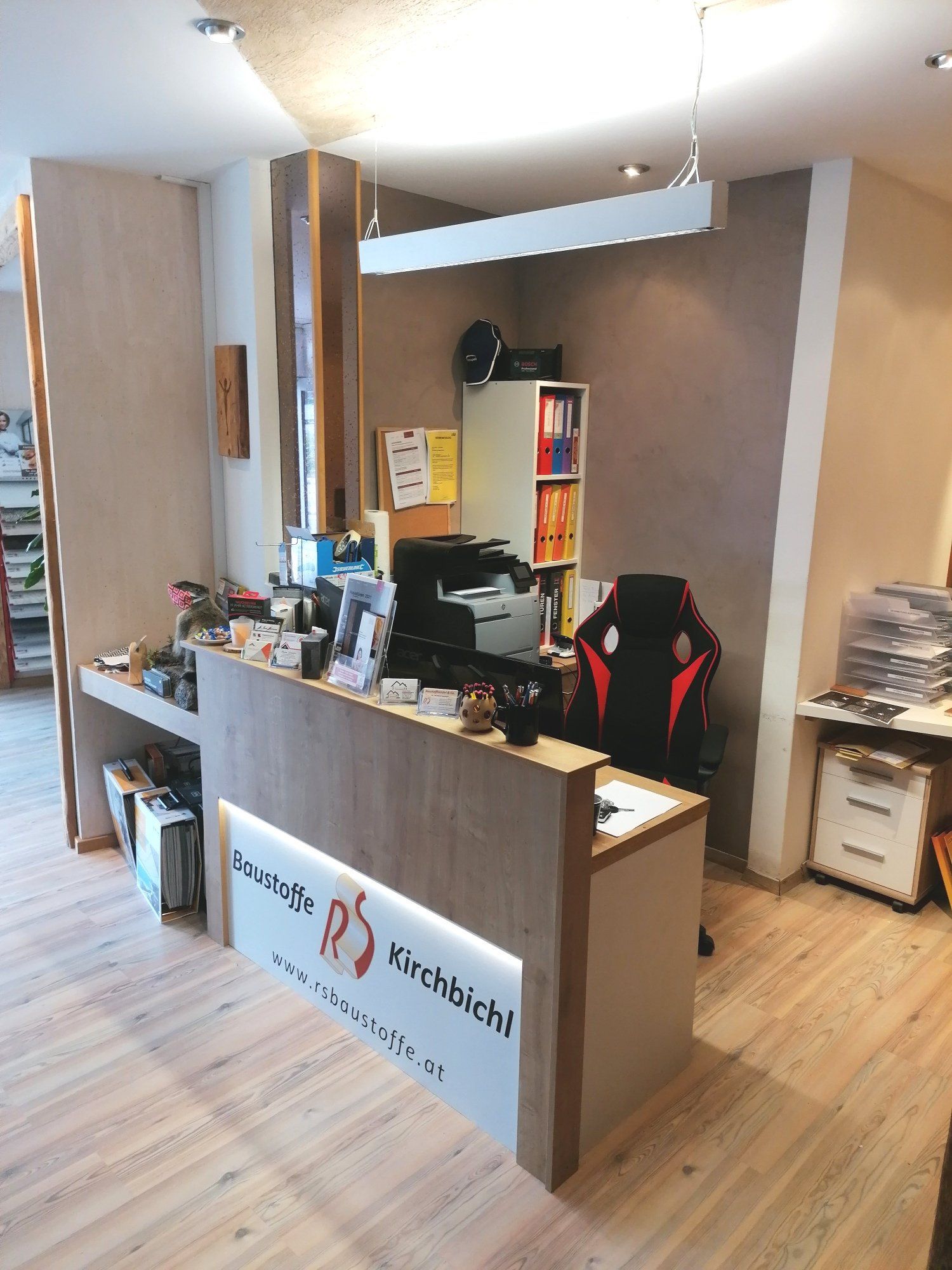 RS Baustoffe Kirchbichl - das Büro