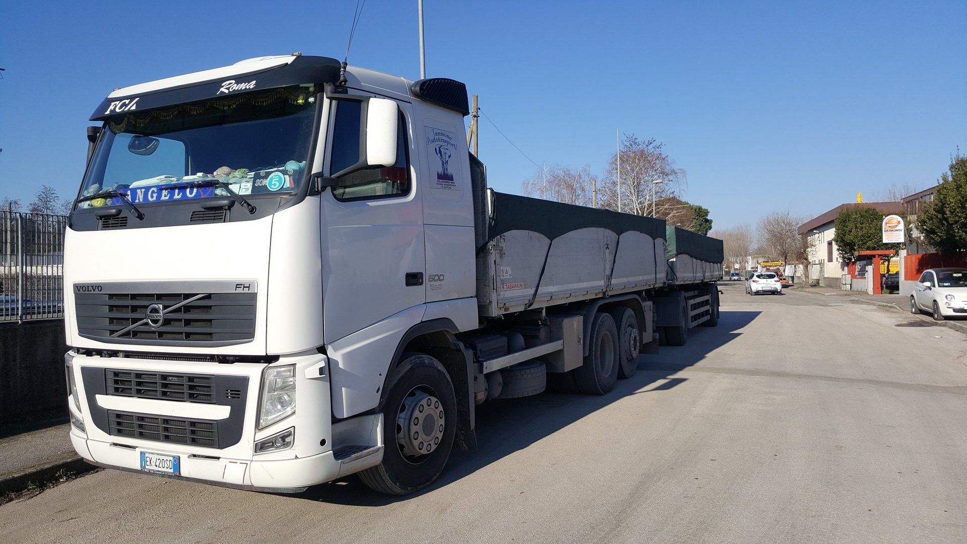 lorry for ground transport