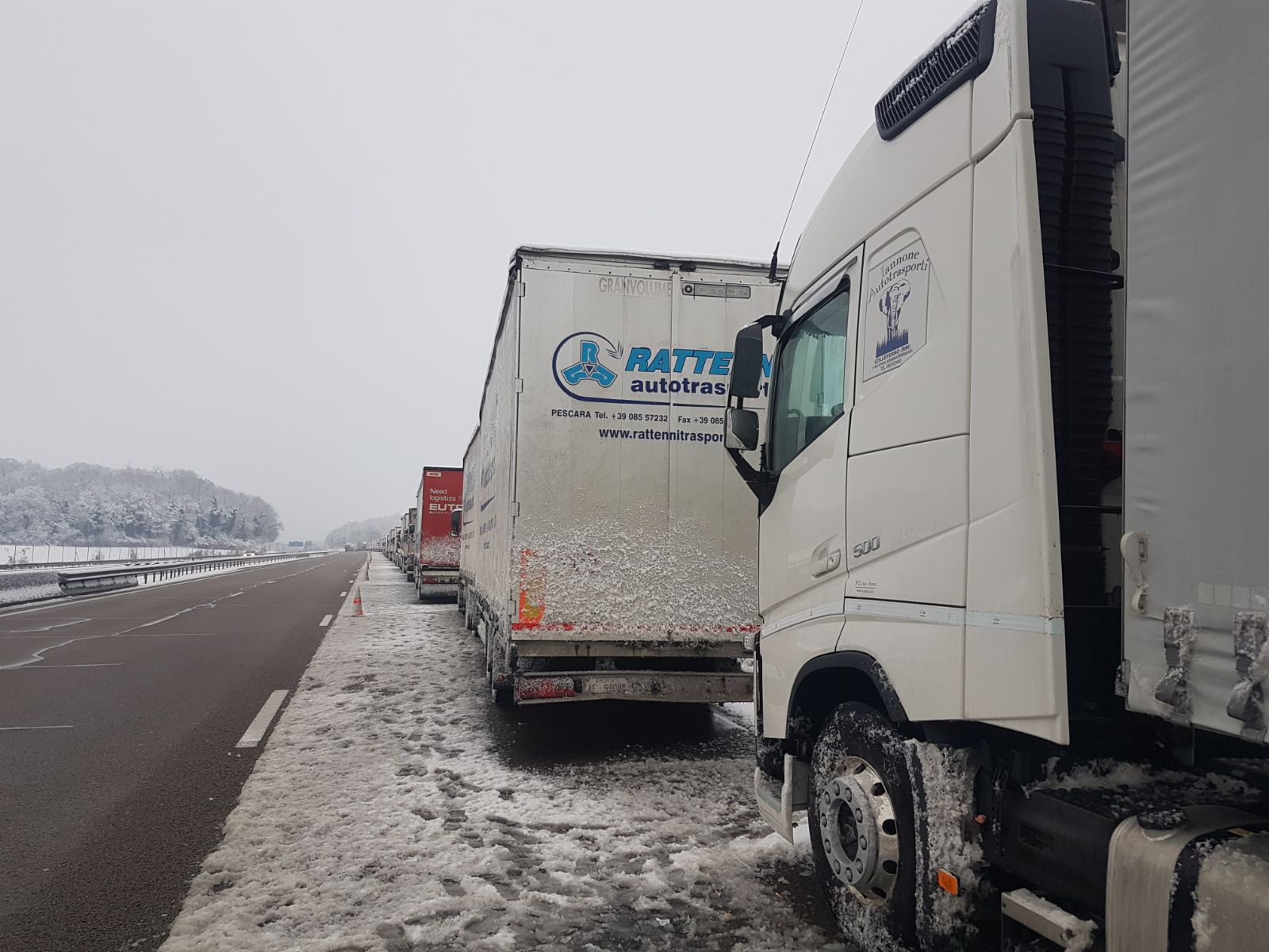lorry for company transport