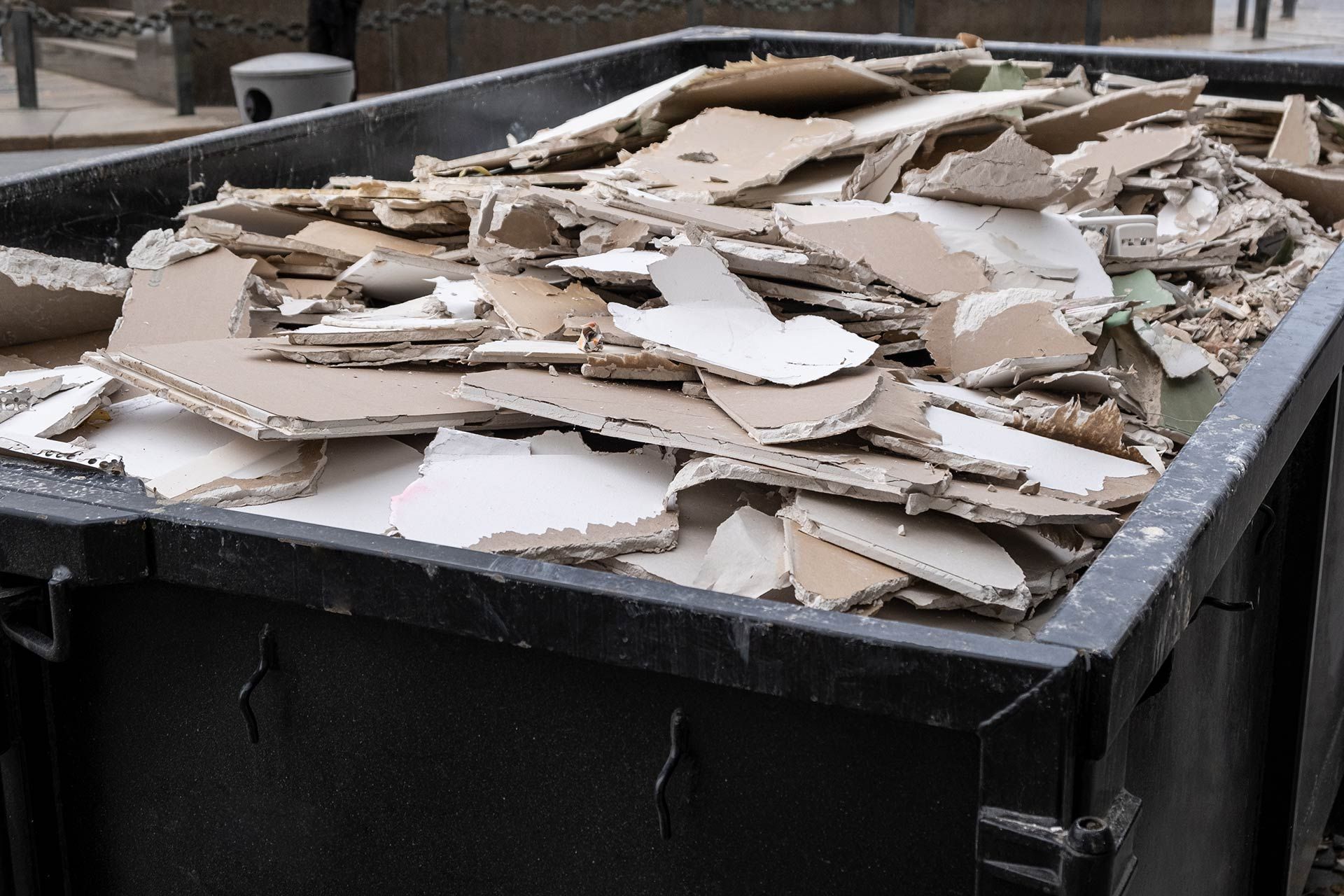 Overloaded Dumpster