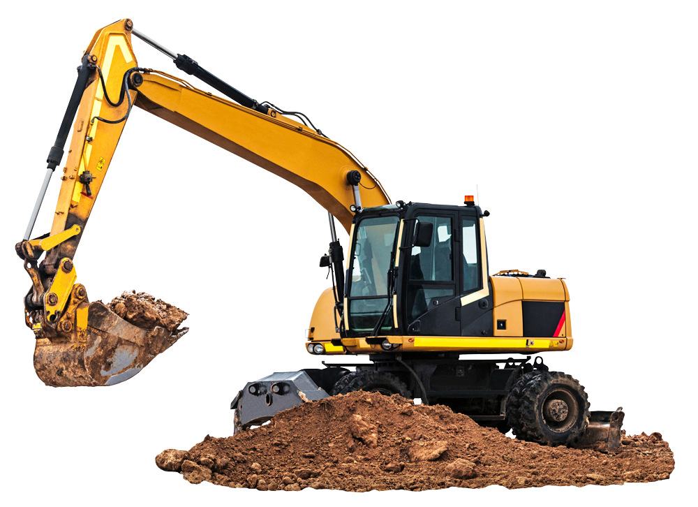 Excavator And Dirt