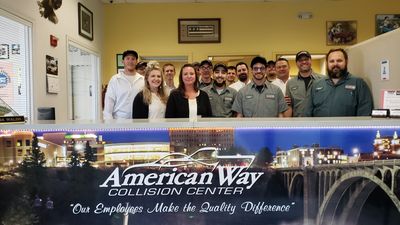 Auto Collision — Staff Group Picture in Spokane, WA