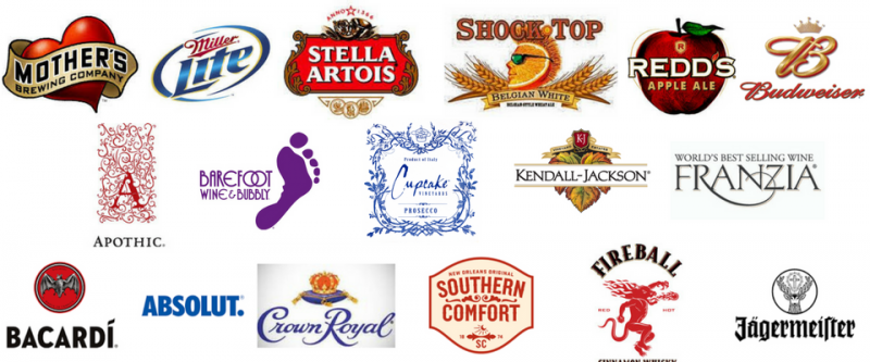 name brands of alcohol we carry