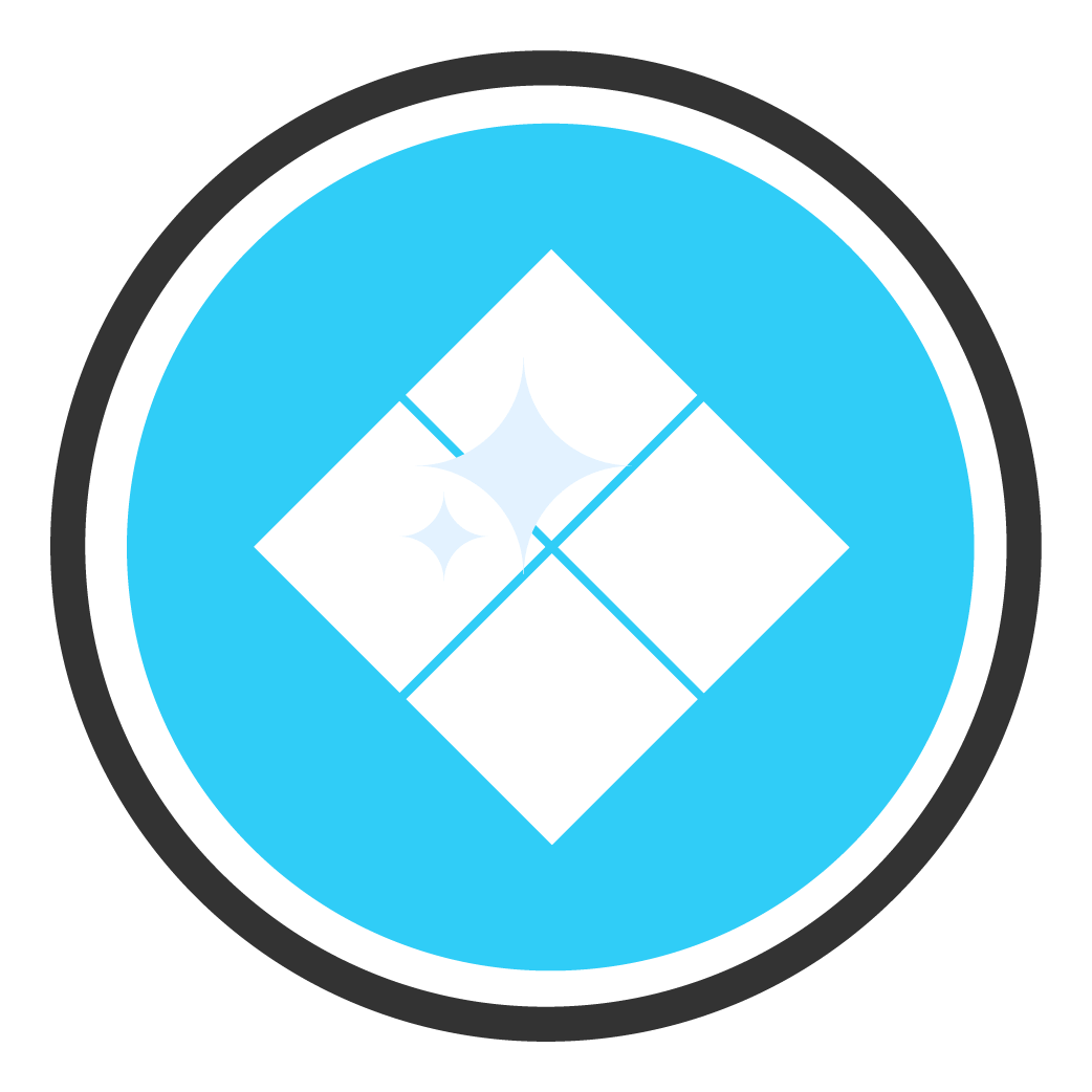 Tile & grout cleaning icon.