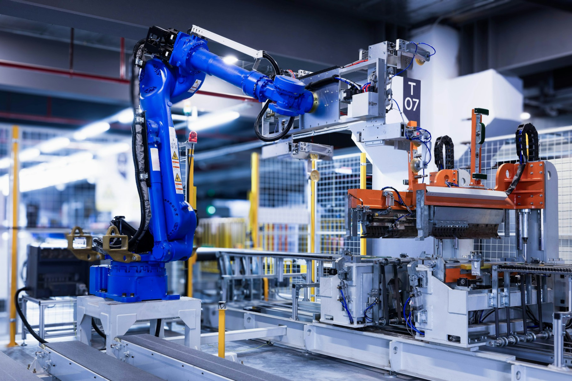 Robotic automation in advanced metal finishing facility