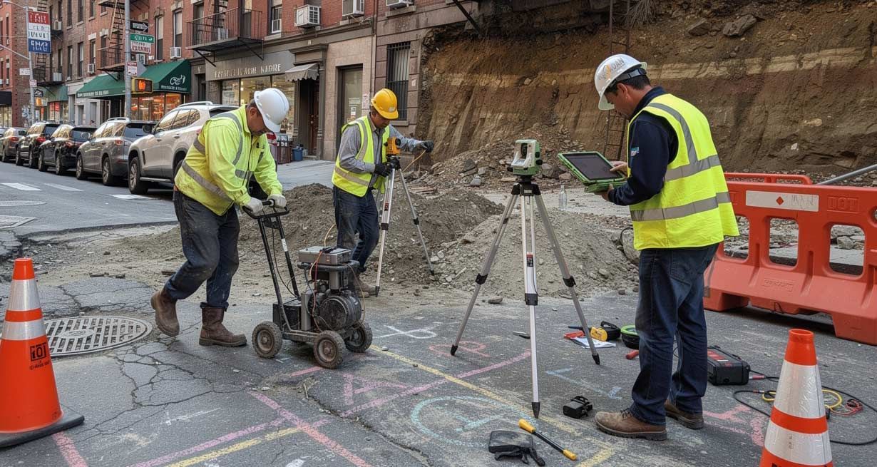 Kagaoan Engineers working on Geological Mapping in New York City