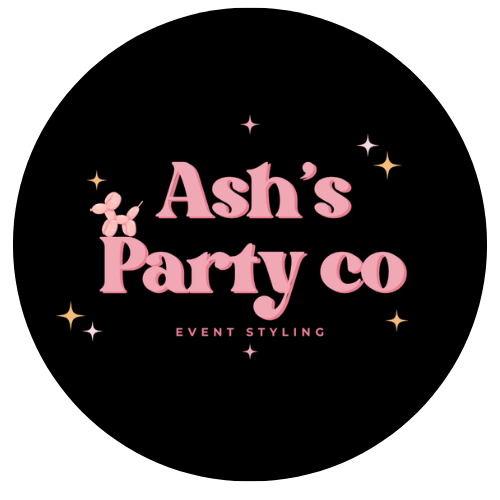 A logo for ash 's party co mackay queensland